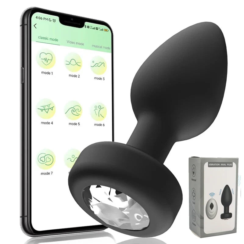 Plug anal vibromasseur